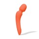DAME - Min Mini Wand Vibrator - Papaya DAME - Min Mini Wand Vibrator - Papaya