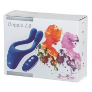 Doppio 2.0 Couples Vibrator with wireless remote control - Blue *FOR UK SALE ONLY* Doppio 2.0 Couples Vibrator with wireless remote control - Blue *FOR UK SALE ONLY*