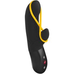 Fun Factory - Amorino - Rabbit Vibrator - Black - Rechargeable  Battery