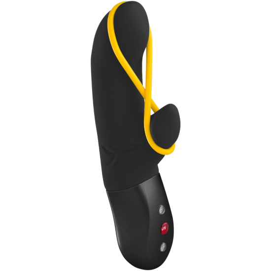 Fun Factory - Amorino - Rabbit Vibrator - Black - Rechargeable Battery Fun Factory - Amorino - Rabbit Vibrator - Black - Rechargeable Battery