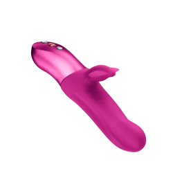 Fun Factory - Bi Stronic Fusion - Thrusting Rabbit Pulsator - Magenta - Rechargeable  Battery