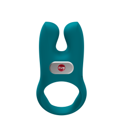 Fun Factory - Nos - Vibrating Cock Ring - Bottle Green - Rechargeable  Battery