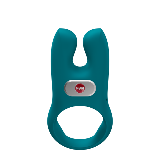 Fun Factory - Nos - Vibrating Cock Ring - Bottle Green - Rechargeable  Battery