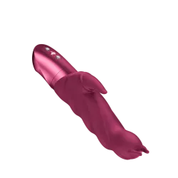 Fun Factory - Darling Devil - Rabbit Vibrator - Wine Red - AAA Battery