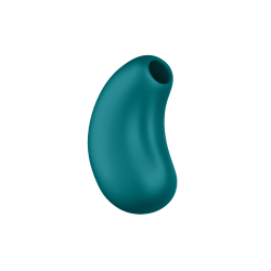 Fun Factory - Cherie - Double Air Pulse Vibrator - Bottle Green - Rechargeable  Battery