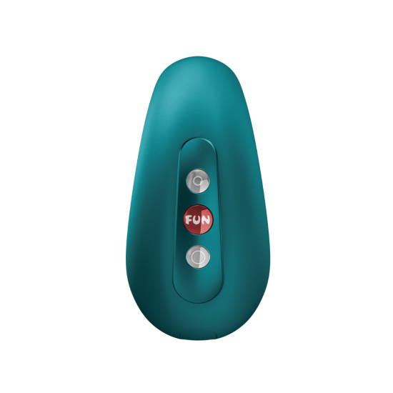 Fun Factory - Cherie - Double Air Pulse Vibrator - Bottle Green - Rechargeable Battery Fun Factory - Cherie - Double Air Pulse Vibrator - Bottle Green - Rechargeable Battery