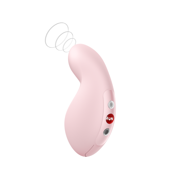 Fun Factory - Luna - Double Air Pulse Vibrator - Soft Pink - Rechargeable  Battery