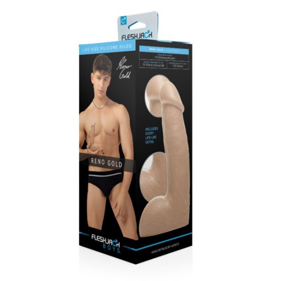 Fleshjack Boys - Reno Gold Dildo Fleshjack Boys - Reno Gold Dildo