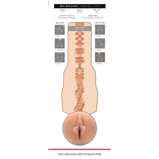 Fleshlight Girls - Mia Malkova Lvl Up Fleshlight Girls - Mia Malkova Lvl Up