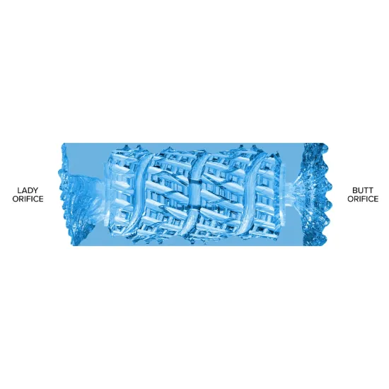 Fleshlight Quickshot - Alien Blue Metallic Lady/Butt Fleshlight Quickshot - Alien Blue Metallic Lady/Butt
