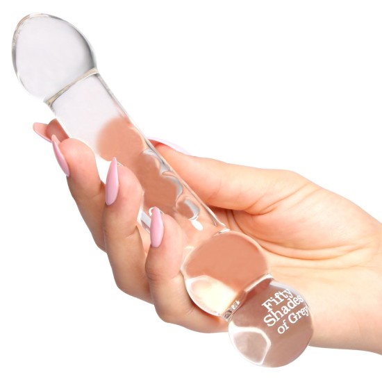 Fifty Shades of Grey Drive Me Crazy Glass Massage Wand Fifty Shades of Grey Drive Me Crazy Glass Massage Wand