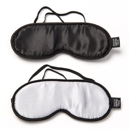 Fifty Shades of Grey No Peeking Soft Twin Blindfold Set Fifty Shades of Grey No Peeking Soft Twin Blindfold Set