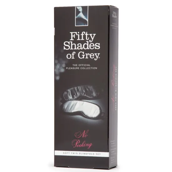 Fifty Shades of Grey No Peeking Soft Twin Blindfold Set Fifty Shades of Grey No Peeking Soft Twin Blindfold Set