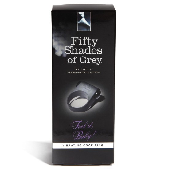 Fifty Shades of Grey Feel It Baby! Vibrating Cock Ring Fifty Shades of Grey Feel It Baby! Vibrating Cock Ring