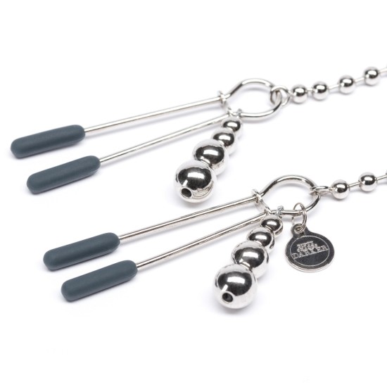 Fifty Shades Darker At My Mercy Beaded Chain Nipple Clamps Fifty Shades Darker At My Mercy Beaded Chain Nipple Clamps