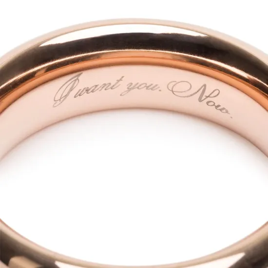 Fifty Shades Freed I Want You. Now. Steel Love Ring Fifty Shades Freed I Want You. Now. Steel Love Ring