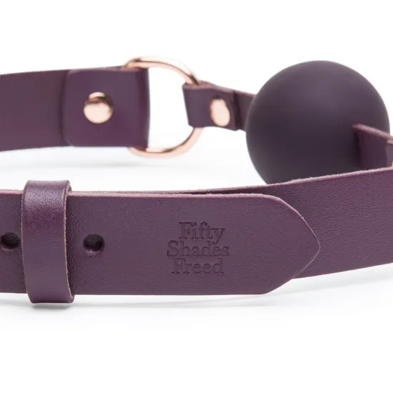 Fifty Shades Freed Cherished Collection Leather Ball Gag Fifty Shades Freed Cherished Collection Leather Ball Gag