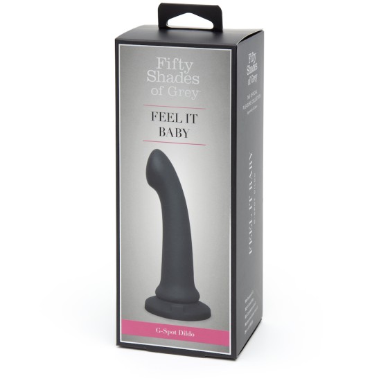 Fifty Shades of Grey Feel it Baby 7 Inch Silicone G-Spot Dildo Fifty Shades of Grey Feel it Baby 7 Inch Silicone G-Spot Dildo