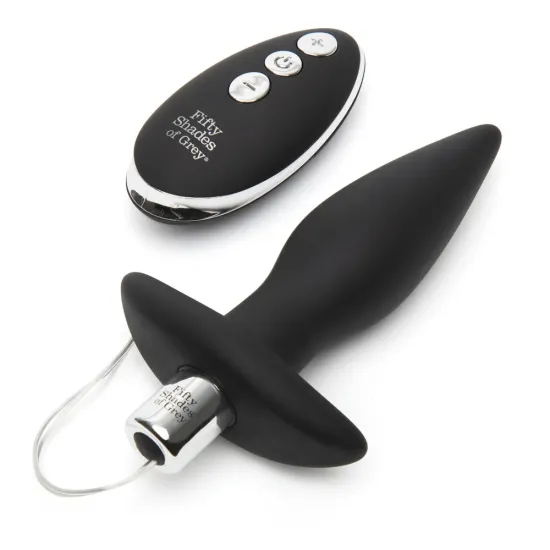 Fifty Shades of Grey Relentless Vibrations Remote Control Butt Plug Fifty Shades of Grey Relentless Vibrations Remote Control Butt Plug