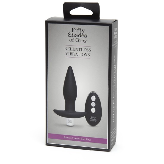 Fifty Shades of Grey Relentless Vibrations Remote Control Butt Plug Fifty Shades of Grey Relentless Vibrations Remote Control Butt Plug