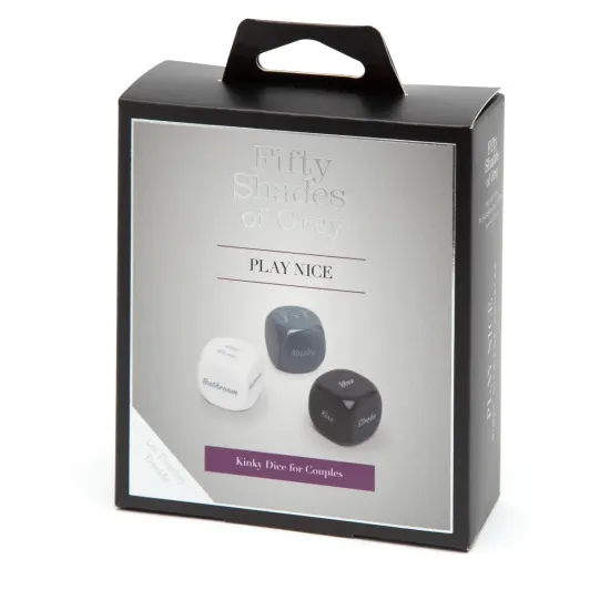 Fifty Shades of Grey Play Nice Role Play Dice Fifty Shades of Grey Play Nice Role Play Dice