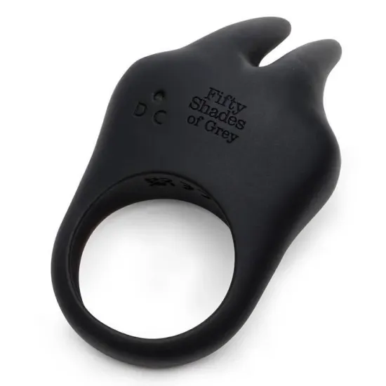Fifty Shades of Grey Sensation Rechargeable Vibrating Rabbit Love Ring Fifty Shades of Grey Sensation Rechargeable Vibrating Rabbit Love Ring