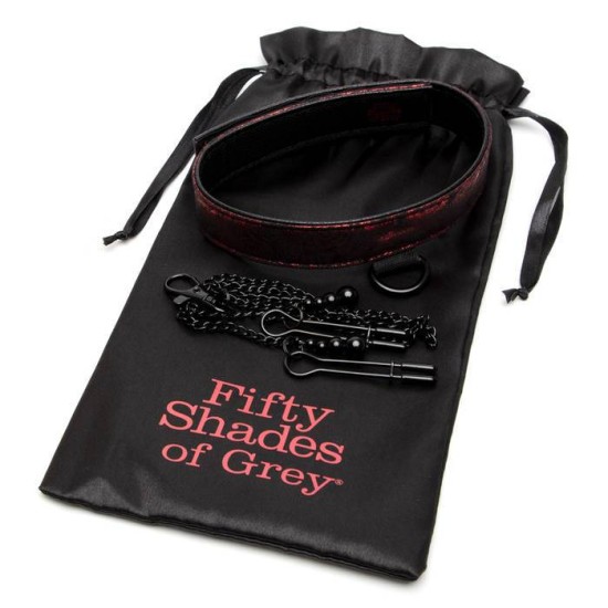 Fifty Shades of Grey Sweet Anticipation Collar Nipple Clamps Fifty Shades of Grey Sweet Anticipation Collar Nipple Clamps