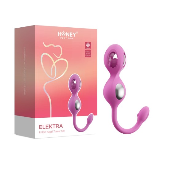 Honey Play Box – Elektra – E-Stim Kegel Training Set (App Controlled) Honey Play Box – Elektra – E-Stim Kegel Training Set (App Controlled)