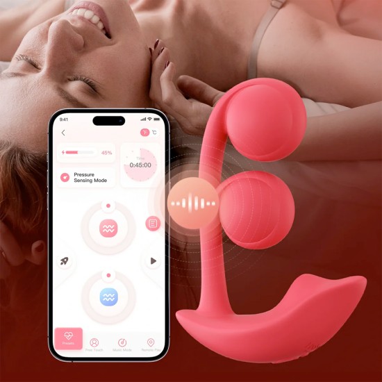 Honey Play Box - Melody - Twin Balls Clit & G Spot Vibrator (App Controlled  Pressure Sensing)