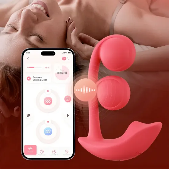 Honey Play Box - Melody - Twin Balls Clit & G Spot Vibrator (App Controlled  Pressure Sensing)