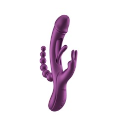 Honey Play Box - Trilux - Kinky Finger Rabbit Vibrator with Anal Beads Honey Play Box - Trilux - Kinky Finger Rabbit Vibrator with Anal Beads