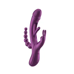 Honey Play Box - Trilux - Kinky Finger Rabbit Vibrator with Anal Beads Honey Play Box - Trilux - Kinky Finger Rabbit Vibrator with Anal Beads