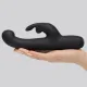 Happy Rabbit Slimline G-Spot USB Rechargeable Rabbit Vibrator Black Happy Rabbit Slimline G-Spot USB Rechargeable Rabbit Vibrator Black