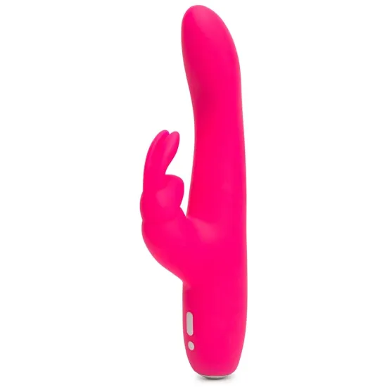 Happy Rabbit Slimline Curve USB Rechargeable Rabbit Vibrator Pink Happy Rabbit Slimline Curve USB Rechargeable Rabbit Vibrator Pink