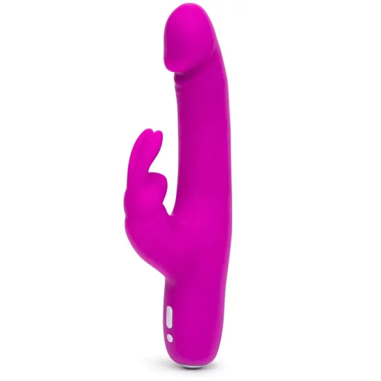 Happy Rabbit Slimline Realistic USB Rechargeable Rabbit Vibrator Purple Happy Rabbit Slimline Realistic USB Rechargeable Rabbit Vibrator Purple