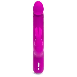 Happy Rabbit Slimline Realistic USB Rechargeable Rabbit Vibrator Purple Happy Rabbit Slimline Realistic USB Rechargeable Rabbit Vibrator Purple