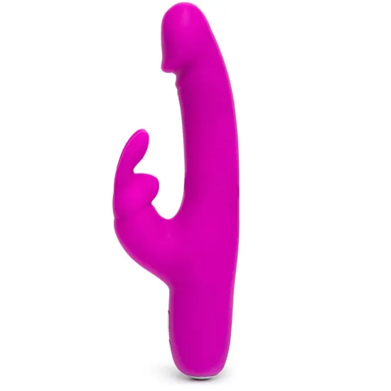Happy Rabbit Slimline Realistic USB Rechargeable Rabbit Vibrator Purple Happy Rabbit Slimline Realistic USB Rechargeable Rabbit Vibrator Purple