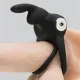 Happy Rabbit Couples Stimulating USB Rechargeable Rabbit Love Ring Black Happy Rabbit Couples Stimulating USB Rechargeable Rabbit Love Ring Black