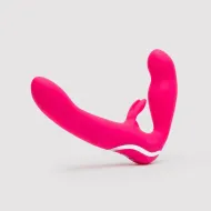 Happy Rabbit Strapless Strap On Rabbit Vibe Pink Happy Rabbit Strapless Strap On Rabbit Vibe Pink