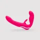 Happy Rabbit Strapless Strap On Rabbit Vibe Pink Happy Rabbit Strapless Strap On Rabbit Vibe Pink