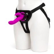 Happy Rabbit Vibrating Strap On Harness Set Purple Happy Rabbit Vibrating Strap On Harness Set Purple