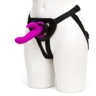 Happy Rabbit Vibrating Strap On Harness Set Purple Happy Rabbit Vibrating Strap On Harness Set Purple
