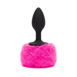 Happy Rabbit Butt Plug Large - Black/Pink Happy Rabbit Butt Plug Large - Black/Pink