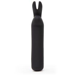 Happy Rabbit Rechargeable Vibrating Bullet - Black Happy Rabbit Rechargeable Vibrating Bullet - Black