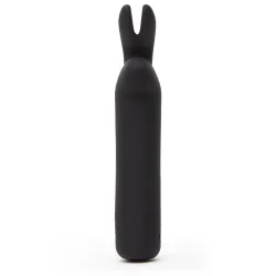 Happy Rabbit Rechargeable Vibrating Bullet - Black Happy Rabbit Rechargeable Vibrating Bullet - Black