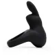 Happy Rabbit Rechargeable Vibrating Rabbit Cock Ring - Black