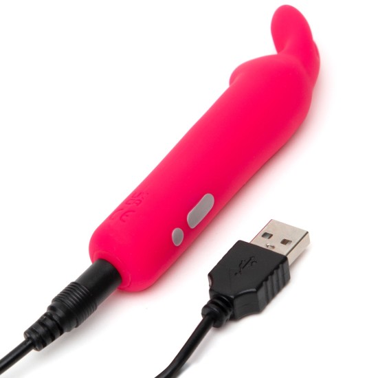 Happy Rabbit Rechargeable Vibrating Bullet - Pink Happy Rabbit Rechargeable Vibrating Bullet - Pink
