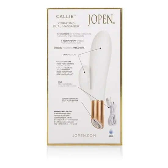 Callie by Jopen Vibrating Dual Massager Callie by Jopen Vibrating Dual Massager