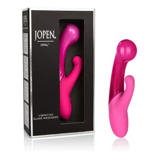 Opal by Jopen Vibrating Glass Massager - Pink Opal by Jopen Vibrating Glass Massager - Pink