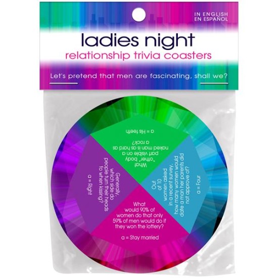 Ladies Night Trivia Coasters Ladies Night Trivia Coasters